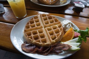 Minute culture : en anglais gauffre = waffle !