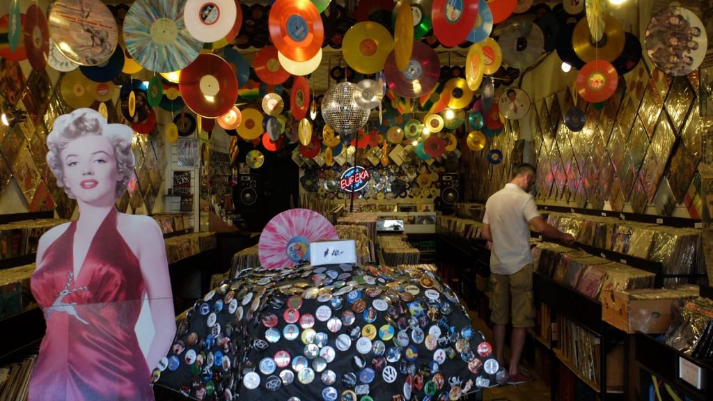 Décoration à base de vinyles...