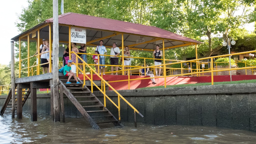 Chaque îlot a son propre ponton, souvent joliment peint !